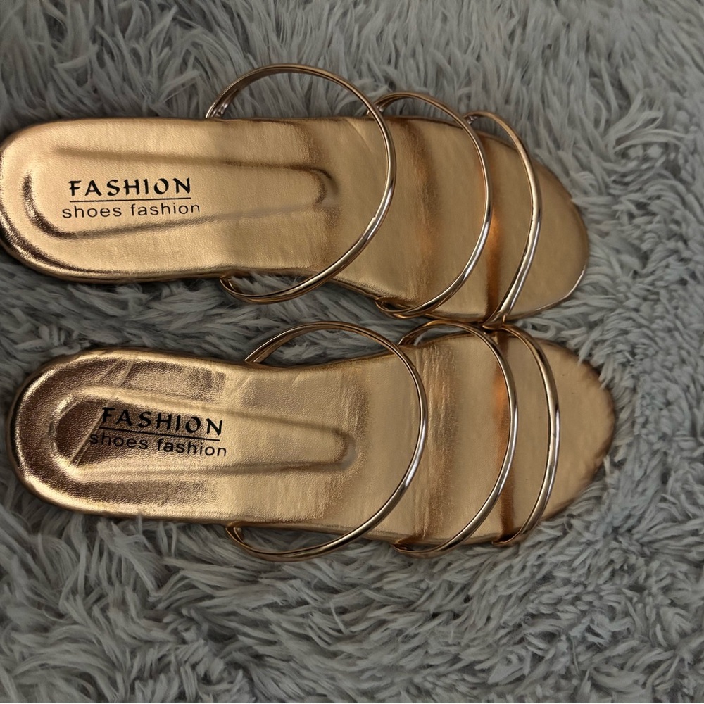 Gold Women's Sandals